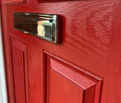 Door before Kolorbond paint.